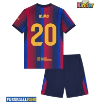 Barcelona Dani Olmo #20 Heimtrikotsatz Kinder 2026-27 Kurzarm (+ Kurze Hosen)